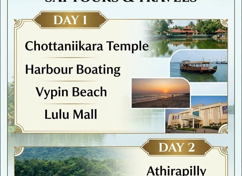 kerala tour, kerala trip, kochi trip
